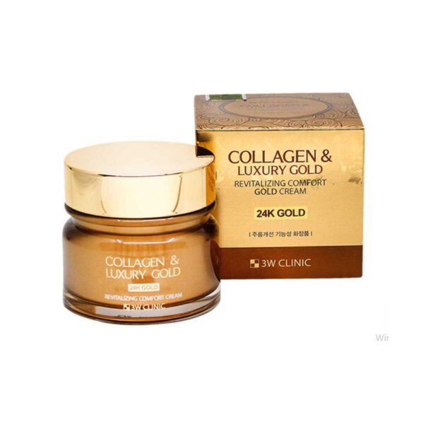 3W Clinic Collagen And Luxury Gold Cream (100ml) - Image 2