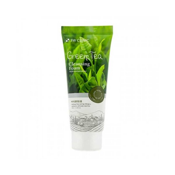 3W Clinic Green Tea Foam Cleansing 100ml