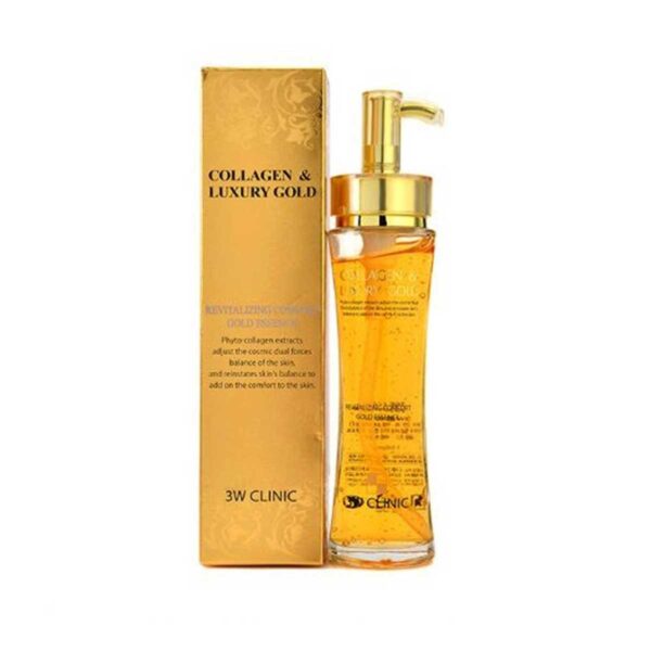 3W Clinic collagen and luxury revitalizing comfort 24K gold essence (150ml)
