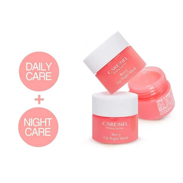 Care:Nel Lip Night Mask Berry 5G Jar - Image 3