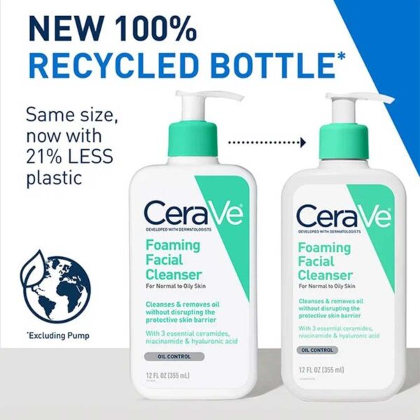 CeraVe Foaming Facial Cleanser – 355ml - Image 3