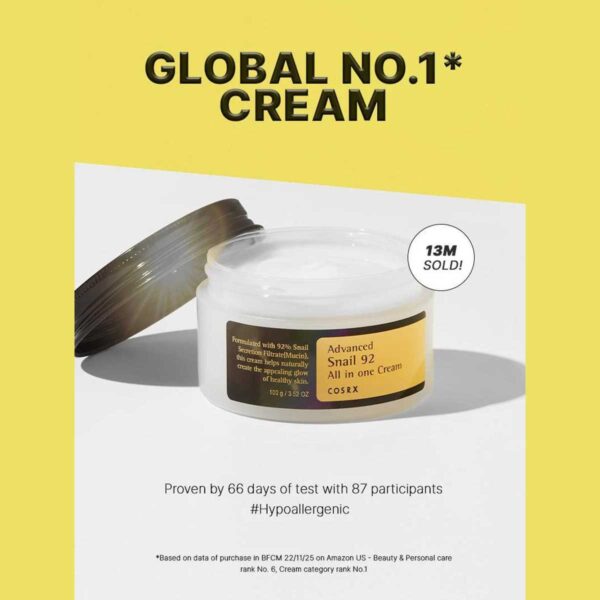Cosrx Advanced Snail 92 All In One Cream 100g - Image 2