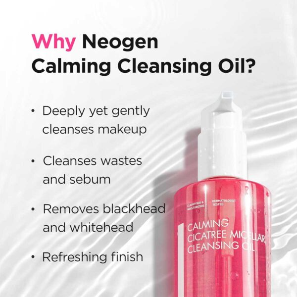 NEOGEN Dermalogy Calming Cica Tree Micellar Cleansing Oil – 300ml - Image 3