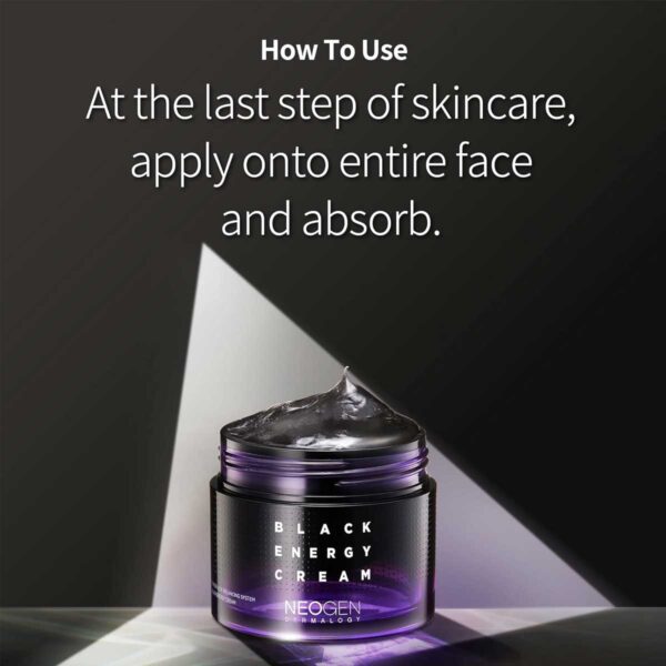 Neogen Dermalogy Black Energy Cream 80ml - Image 2