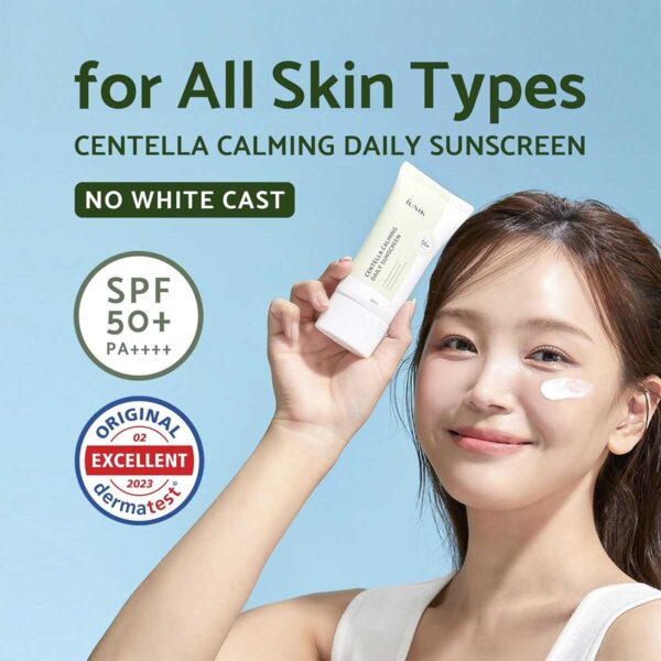 iUNIK Centella Calming Daily Sunscreen SPF 50+ PA++++ – 60ml - Image 2